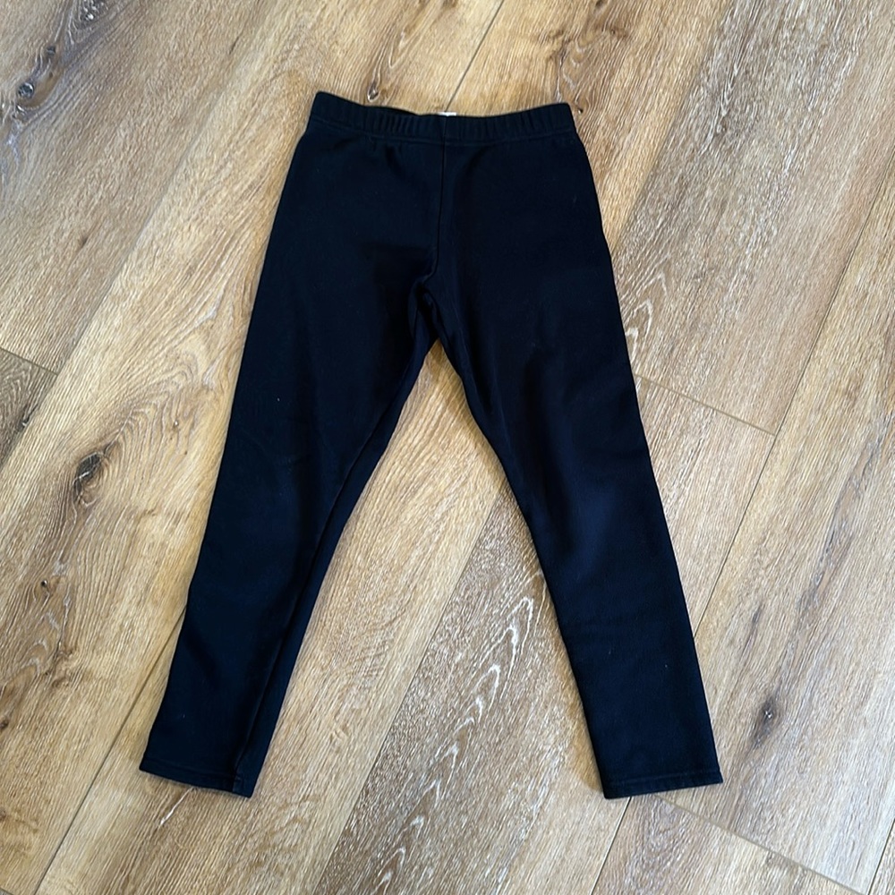 Carter’s girls fleece lined leggings. Black size 10.
